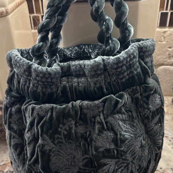 Johnny Was Green Textured Mini Bag - Picture 2 of 3